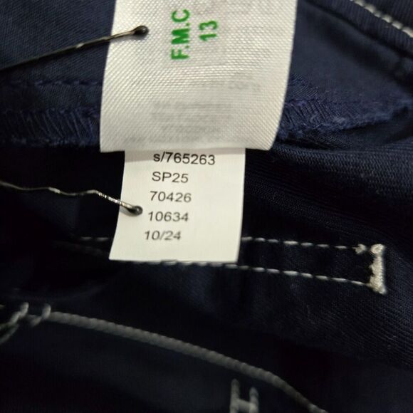 LOFT Navy Straight Leg Pants - Picture 9 of 13